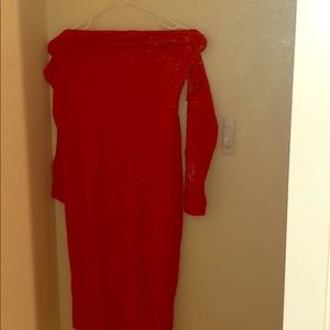 Red Meshki dress. Used once. Smoke free!
